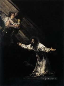 Cristo en el Monte de los Olivos Francisco de Goya Pinturas al óleo